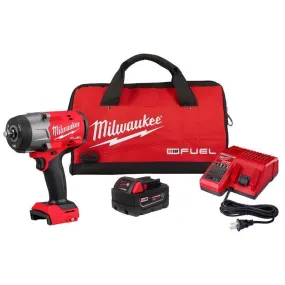 Milwaukee M18 1/2 in. Cordless Brushless High Torque Impact Wrench Kit (Battery & Charger)