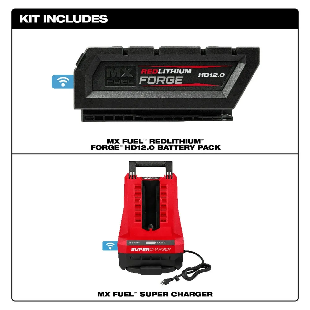 Milwaukee MXFSC-1HD12 MX FUEL  HD12.0 REDLITHIUM FORGE Battery/Super Charger Kit