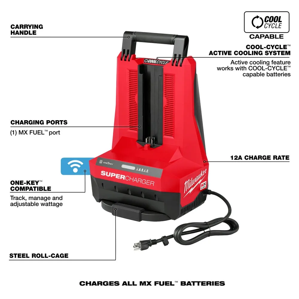 Milwaukee MXFSC-1HD12 MX FUEL  HD12.0 REDLITHIUM FORGE Battery/Super Charger Kit