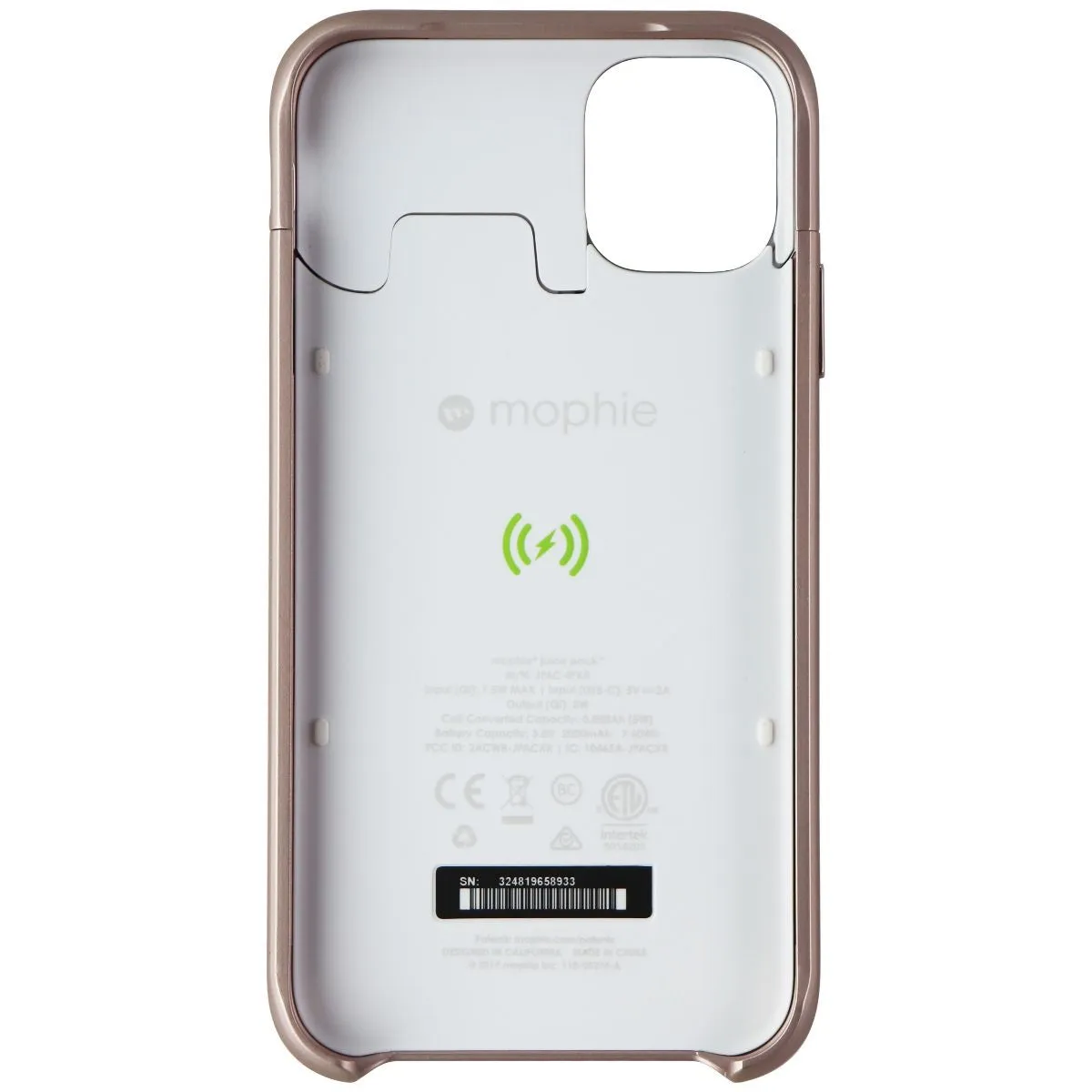 mophie Juice Pack Access 2000mAh Battery Case for Apple iPhone 11 - Pink