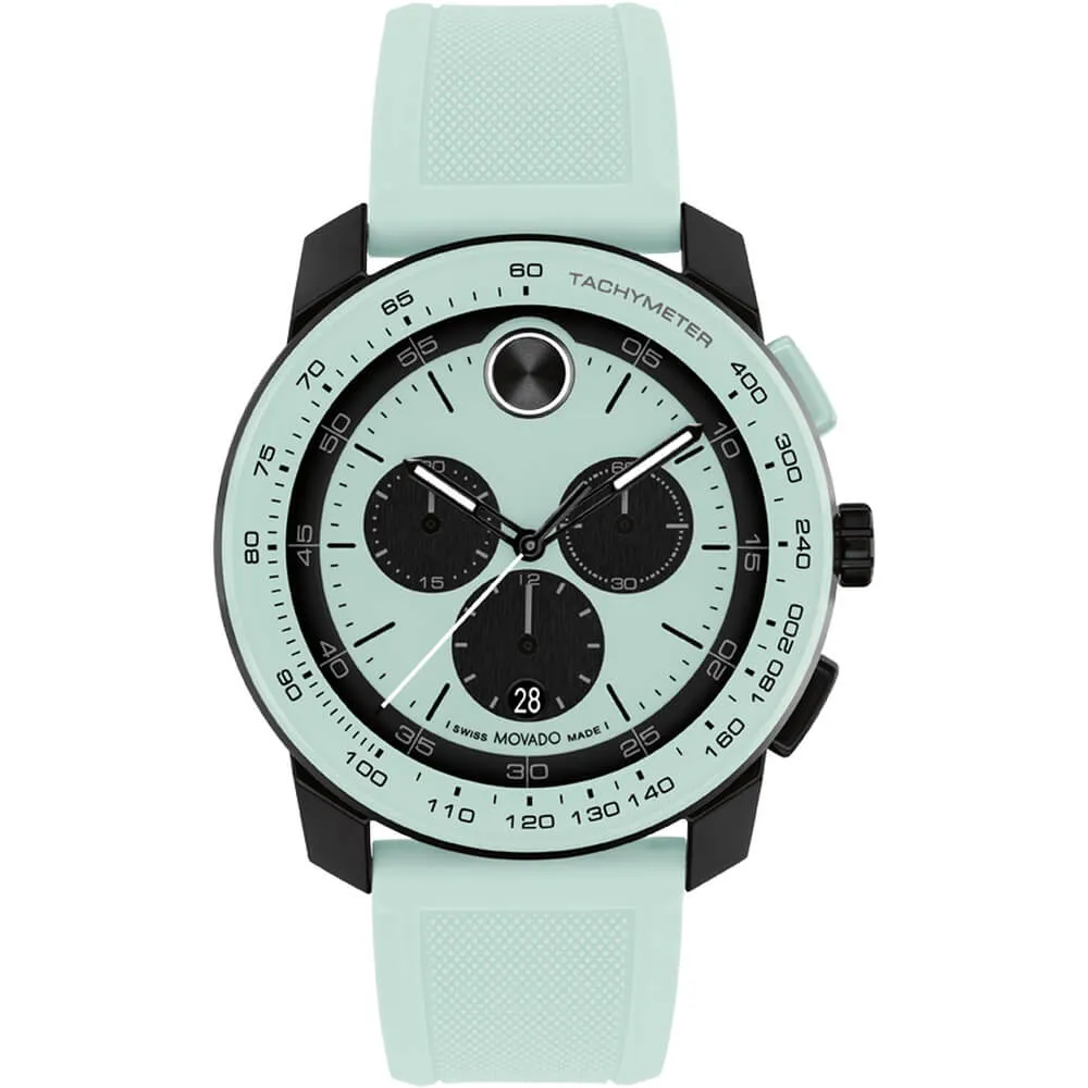 Movado BOLD TR90 Seafoam Blue Swiss Quartz Unisex Watch 3601212