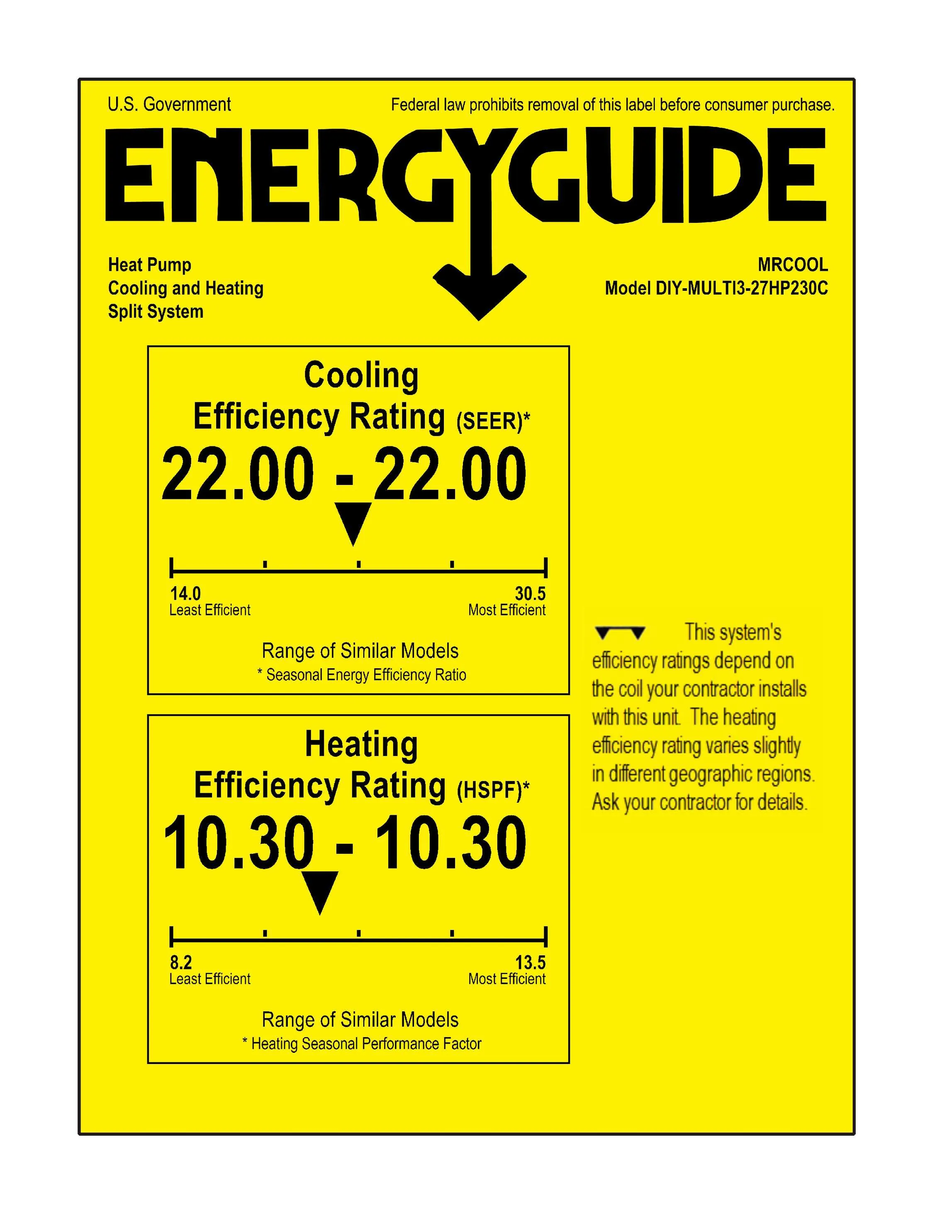 MRCOOL DIY Mini-Split Series 4th Generation 27,000 BTU 2-Zone Wall Mounted 12K 18K Heat Pump System