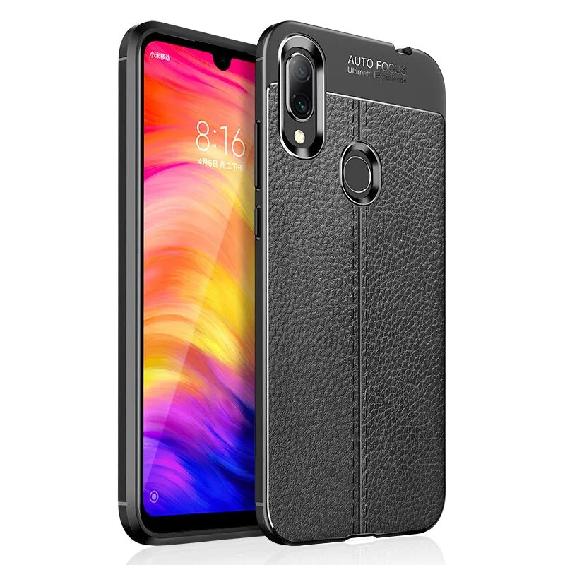 Msvii Case for Redmi Note 7 Case Silicone for Xiaomi Redmi Note 7 Pro Case Leather Global Version Cover 360 Funda Coque Capa