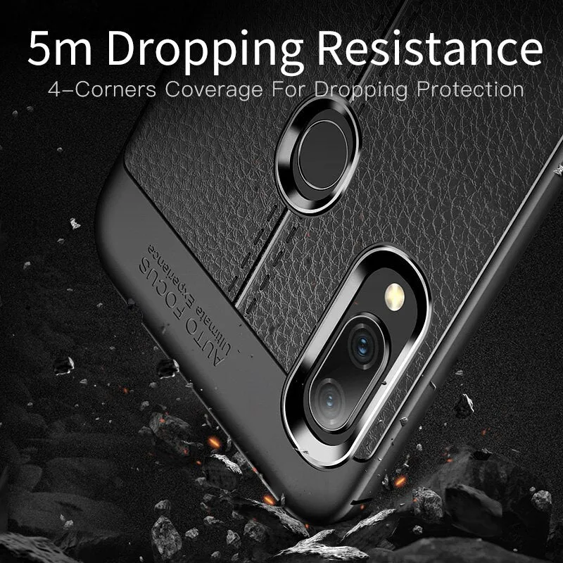 Msvii Case for Redmi Note 7 Case Silicone for Xiaomi Redmi Note 7 Pro Case Leather Global Version Cover 360 Funda Coque Capa