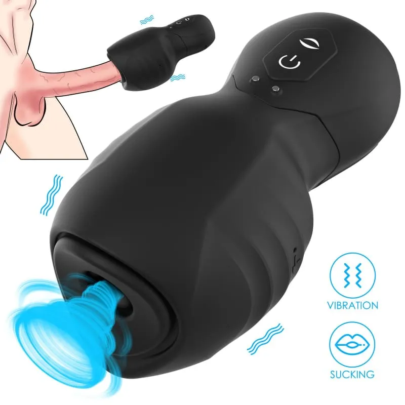 Multi Frequency Sucking Vibrating Cup for Men’s Masturbation