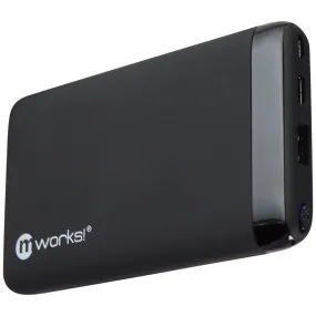 mWorks! mPOWER! 6,000mAh Portable USB and USB-C Power Bank - Black