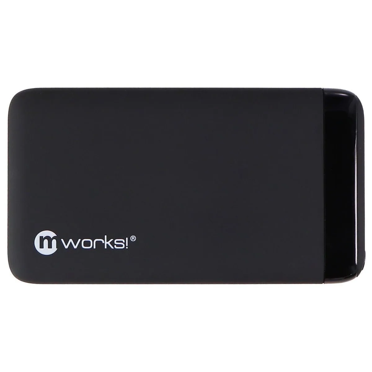 mWorks! mPOWER! 6,000mAh Portable USB and USB-C Power Bank - Black