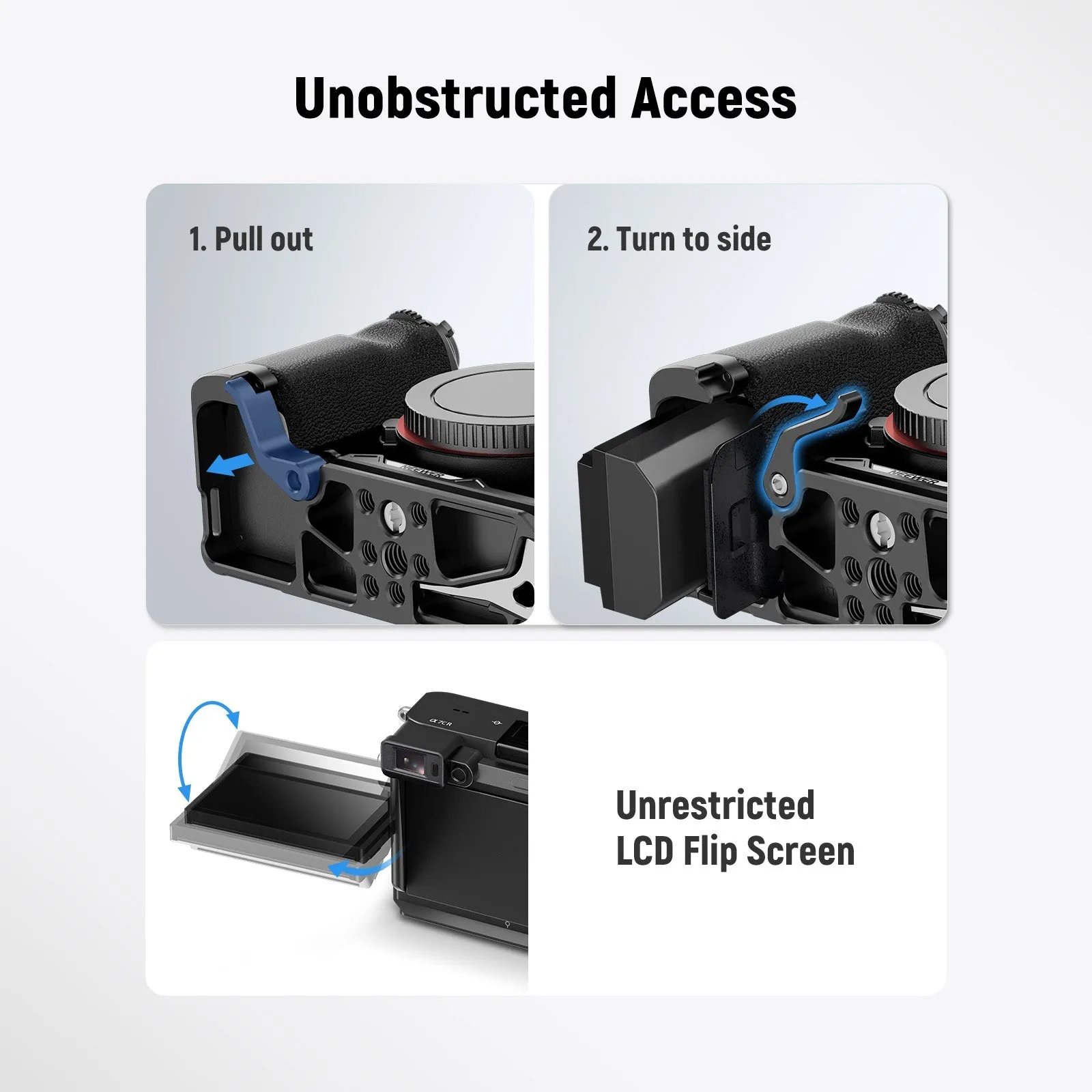 NEEWER CA131 Arca Type Camera Baseplate For Sony a7C II/a7CR