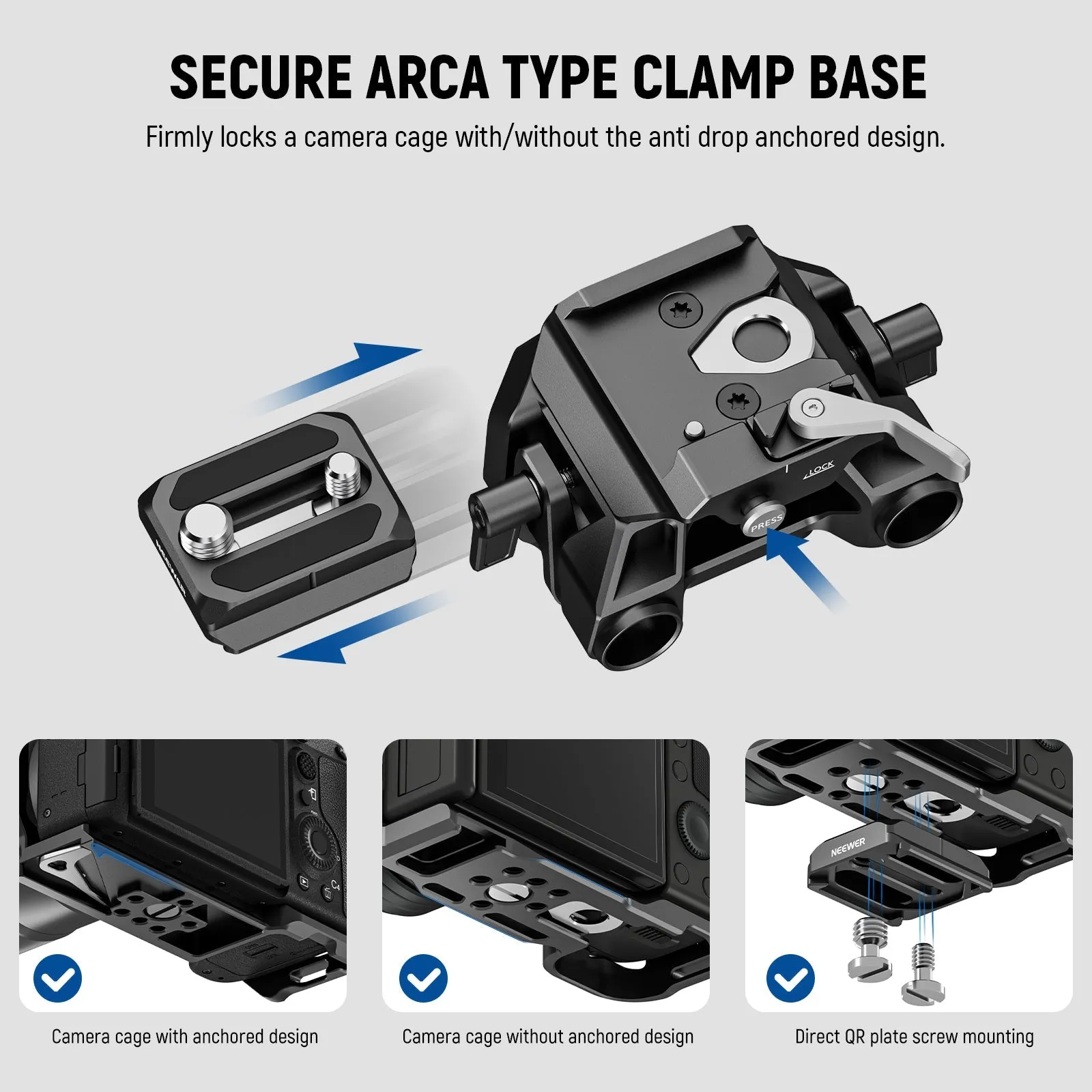 NEEWER PS099E Mini V Mount Battery & Plate Kit