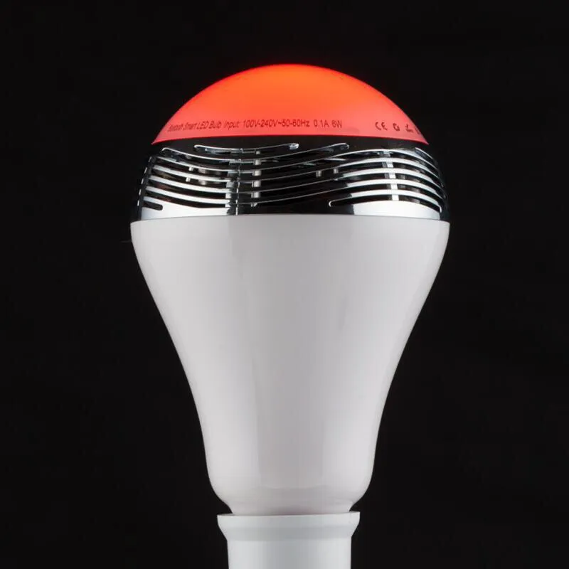 Newest Smart LED Bulb Light Wireless Bluetooth Speaker 110V - 240V E27 5W Lamp Audio Loudspeaker for Android ISO iPhone iPad