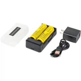 Nitecore Dual 21700 Battery & Dual USB Charger Package