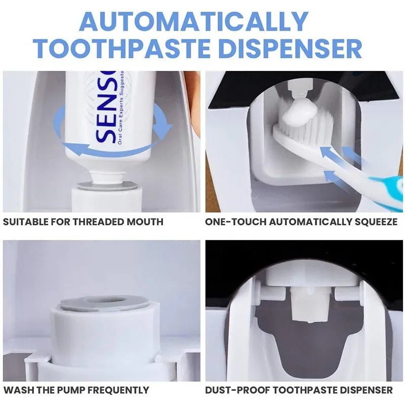 No punching automatic toothpaste squeezer