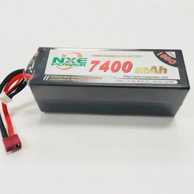 NXE 15.2V 7400MAH 100C Hard Case Lipo With Deans Plug 7400HC1004SDEAN