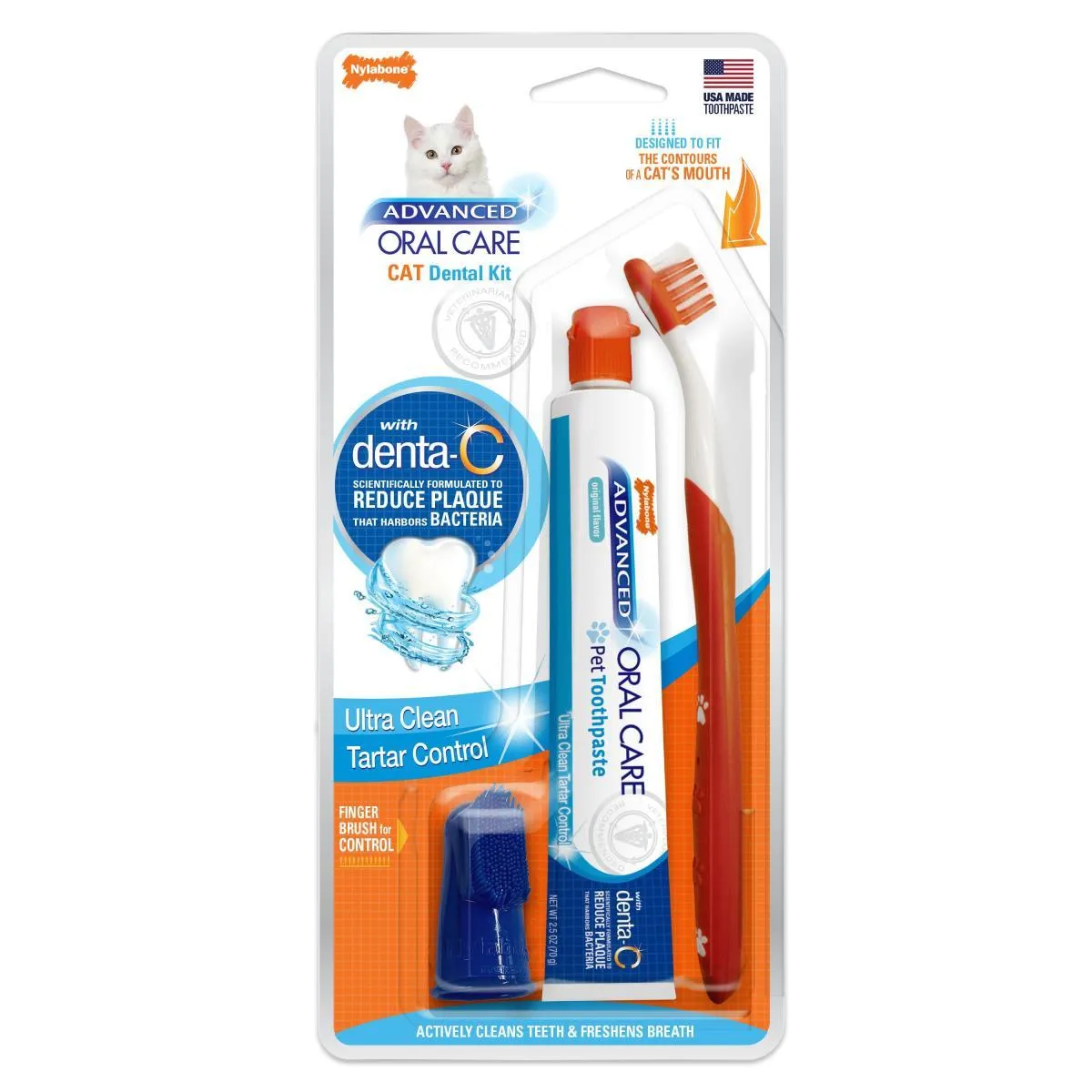 NYLABONE -  Advanced Oral Care Cat Dental Kit