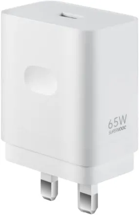 Oneplus Supervooc 65W USB A UK Power Adapter White - 5461100113