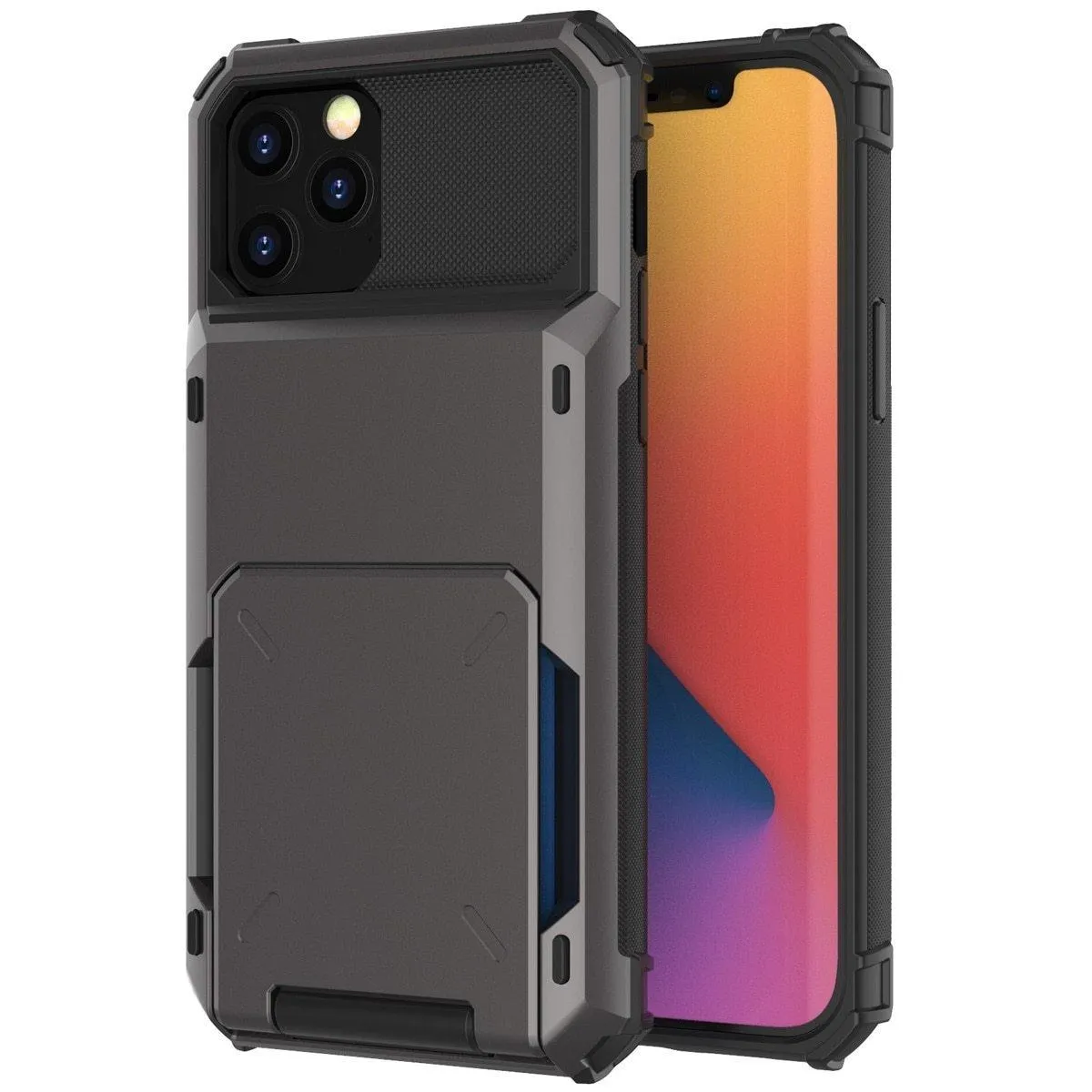 Orbit Shockproof iPhone Wallet Case For 14-16 Series