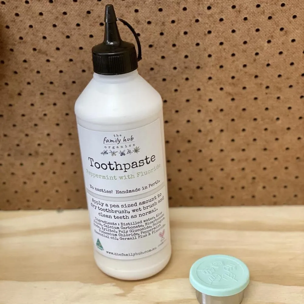 Peppermint Toothpaste with Fluoride - Fill Your Own Container