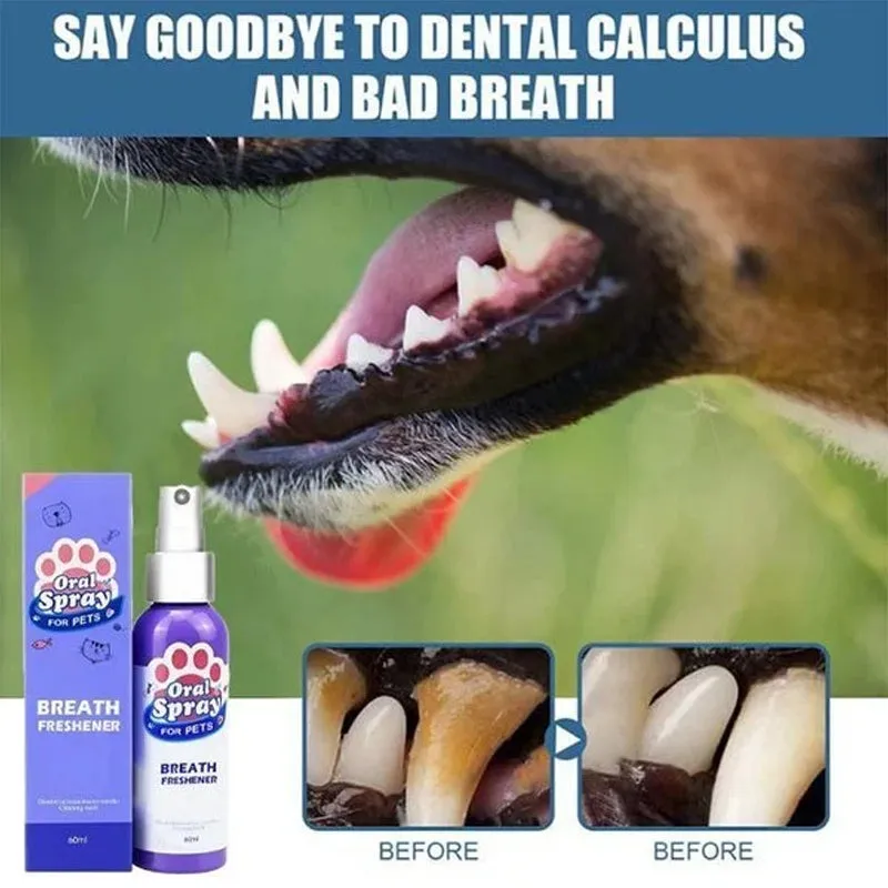 Pet Teeth Cleaning Spray【Free Shipping】Buy One Get One Free