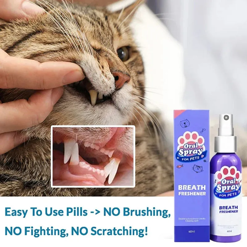 Pet Teeth Cleaning Spray【Free Shipping】Buy One Get One Free