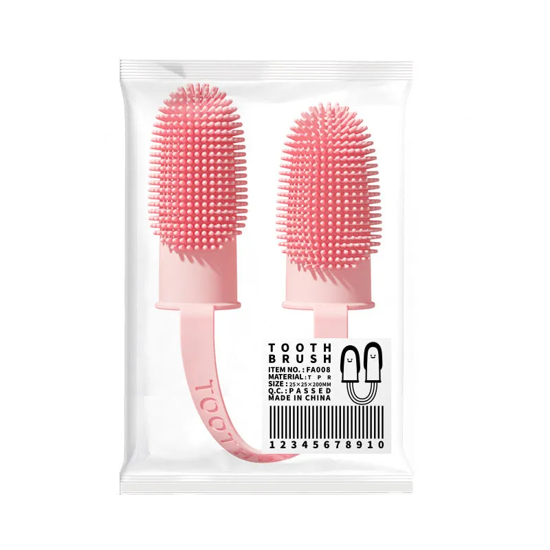 Pet Tooth Cleaning Set: Finger Brush Kit for Oral Care