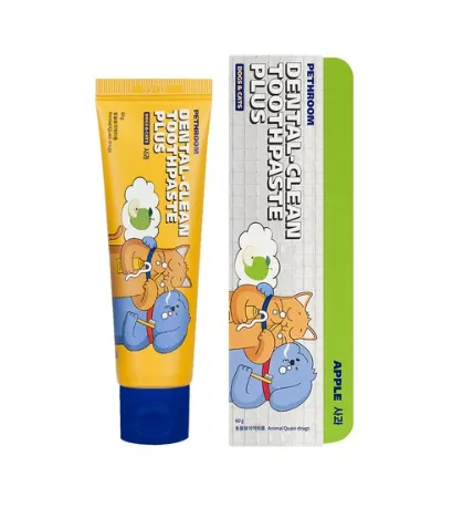 PETHROOM Pet Dental Clean Toothpaste Plus Apple Flavor 60g