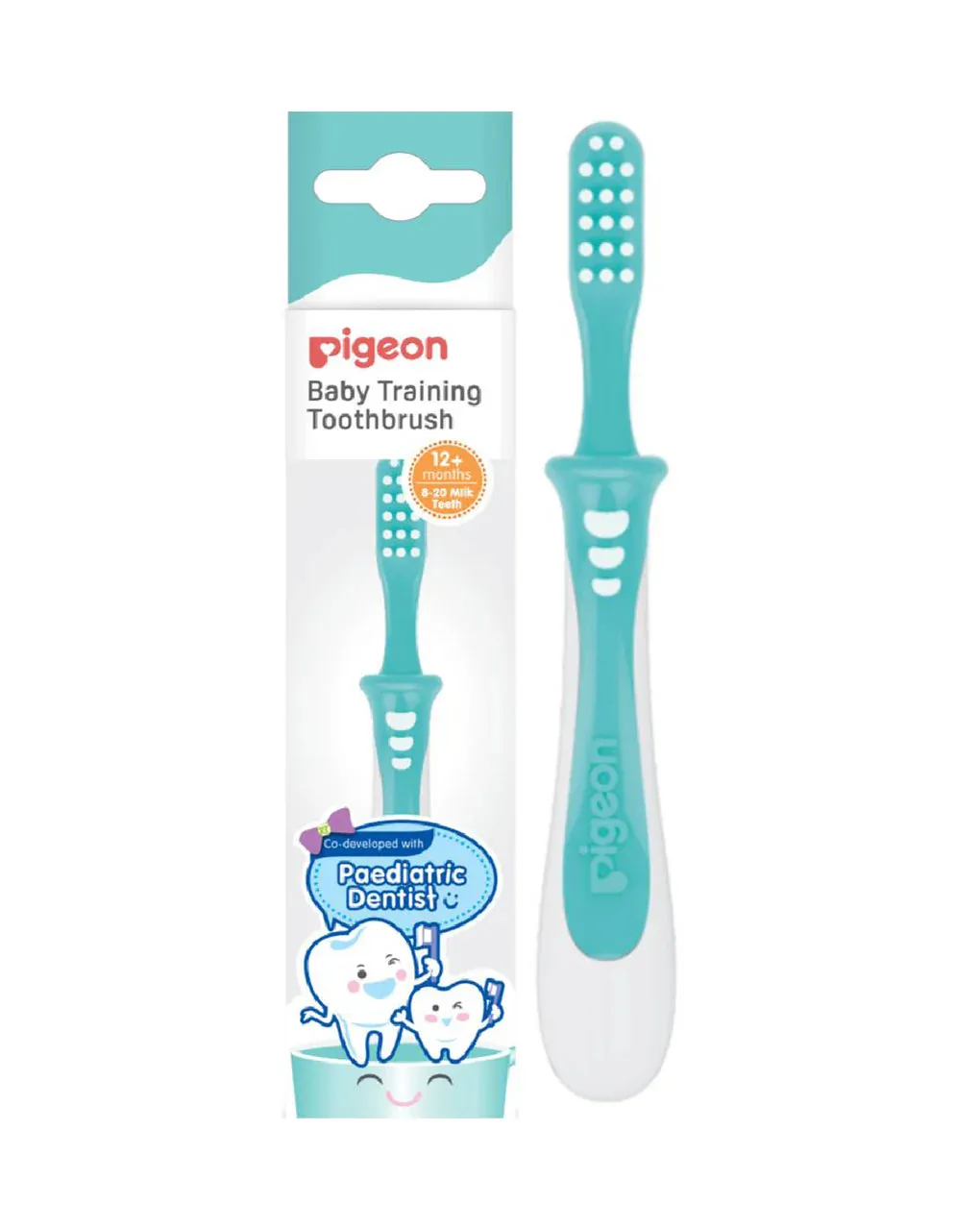 Pigeon Training Toothbrush Lesson 3 Green