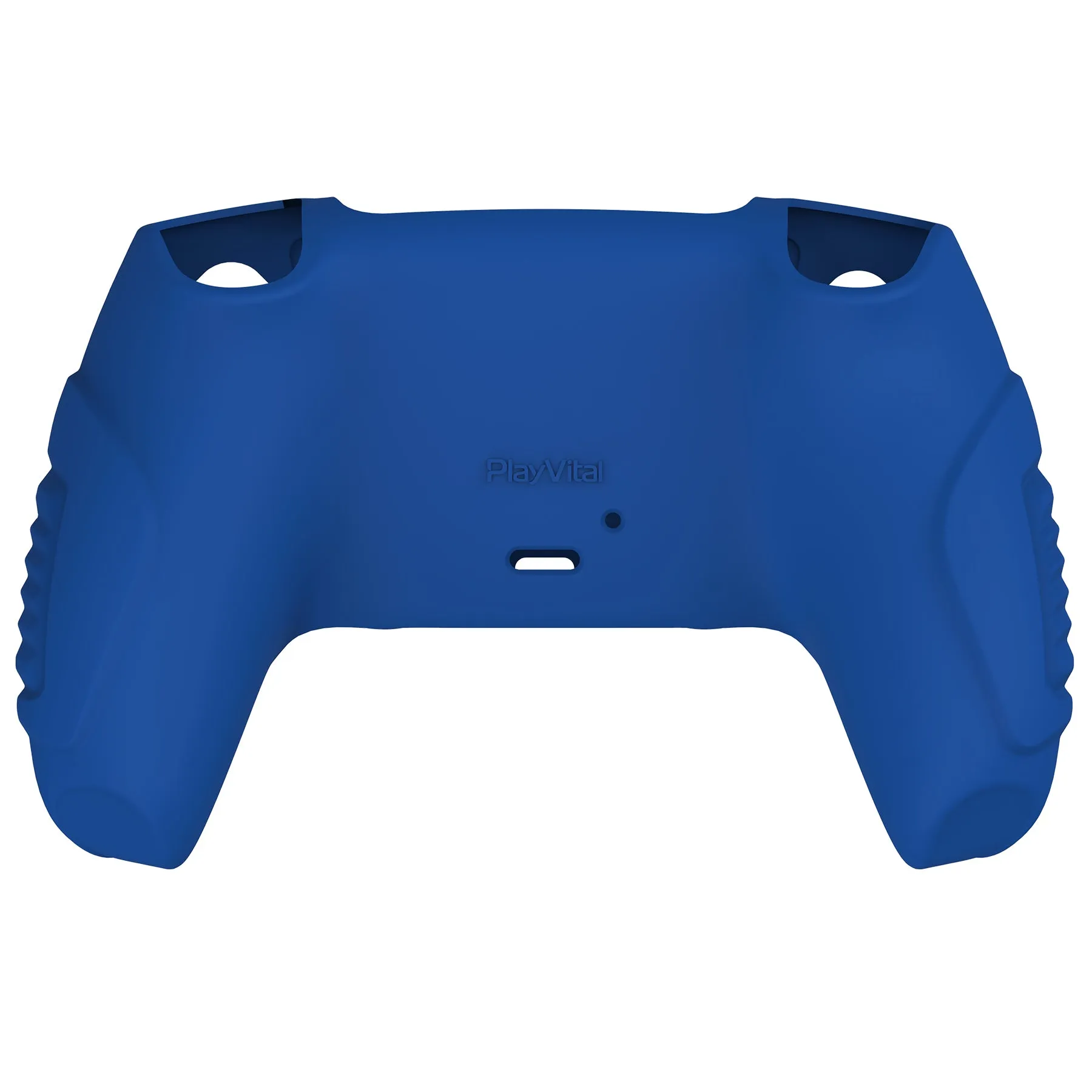 PlayVital Blue Raging Warrior Edition Controller Protective Case Cover for PS5, Anti-slip Rubber Protector for PS5 Wireless Controller, Soft Silicone Skin for PS5 Controller with Thumbstick Cap - KZPF003