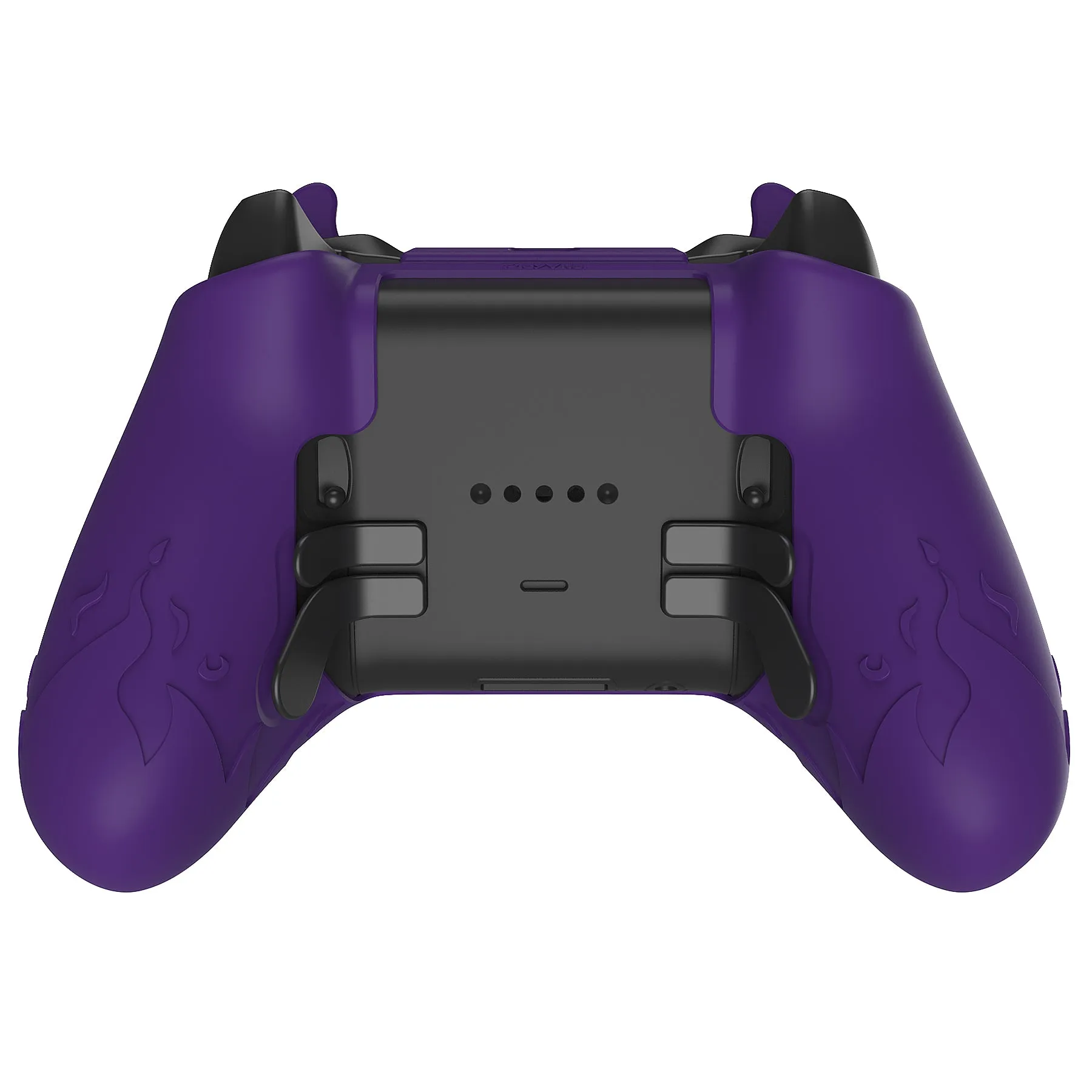 PlayVital Cute Demon Silicone Case Cover for Xbox Elite Wireless Controller Series 2, Kawaii Anti-Slip Shockproof Controller Skin Grip for Xbox Elite Series 2 Core with Thumb Grip Caps - Purple - UQNE2P001