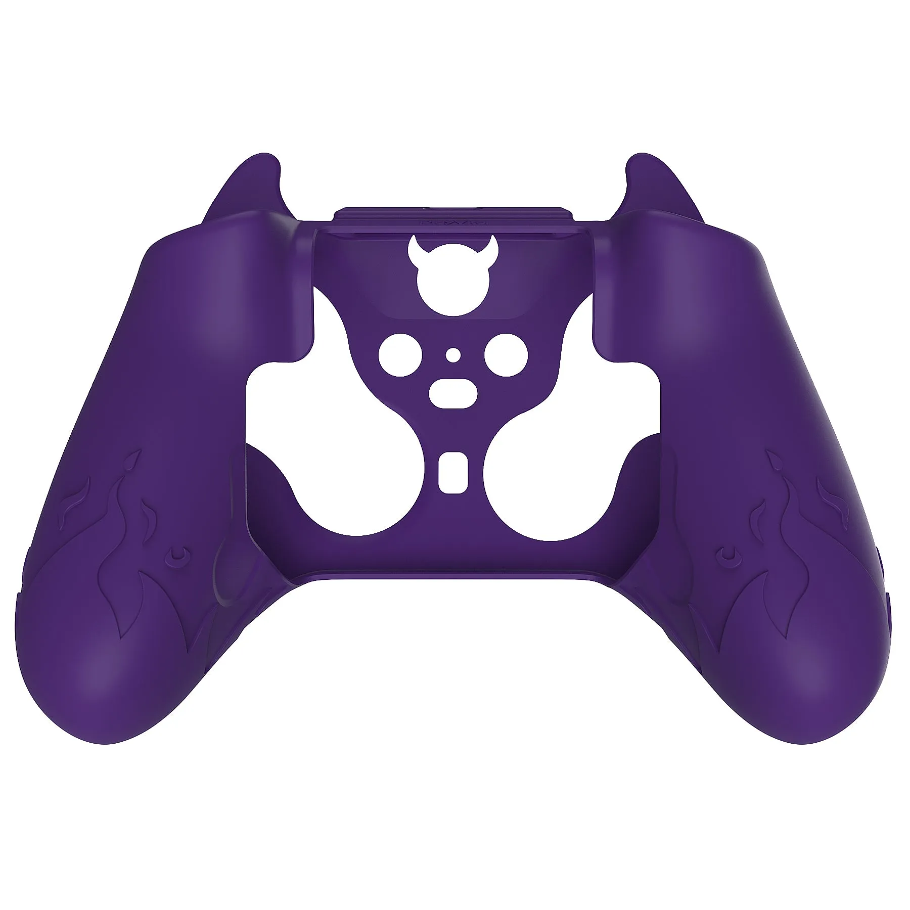 PlayVital Cute Demon Silicone Case Cover for Xbox Elite Wireless Controller Series 2, Kawaii Anti-Slip Shockproof Controller Skin Grip for Xbox Elite Series 2 Core with Thumb Grip Caps - Purple - UQNE2P001