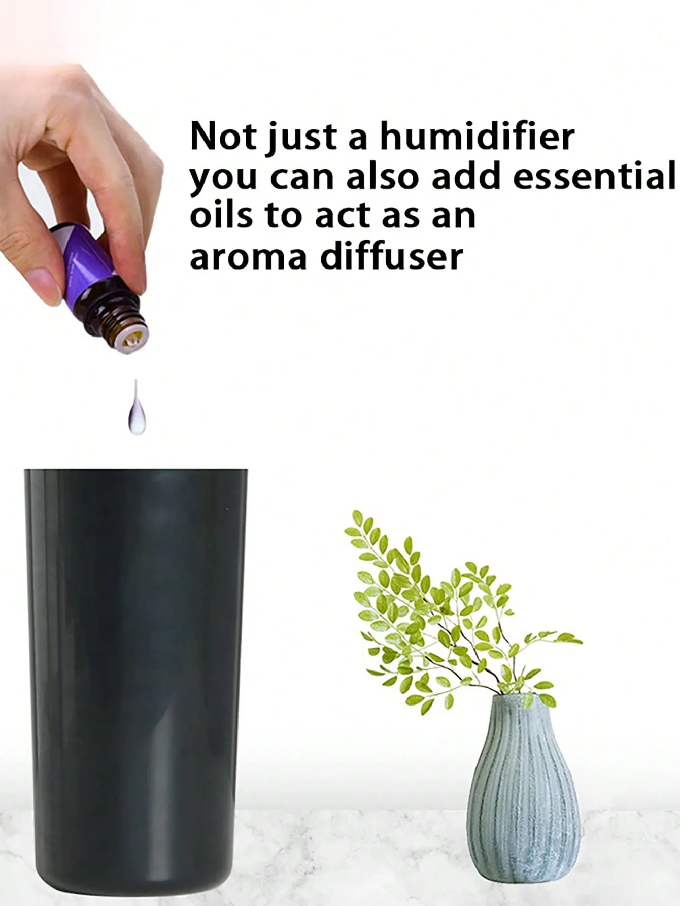 Portable Car Humidifier Aromatherapy Diffuser, With 300ml Water Tank