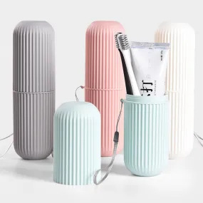 Portable Toothbrush Toothpaste Holder