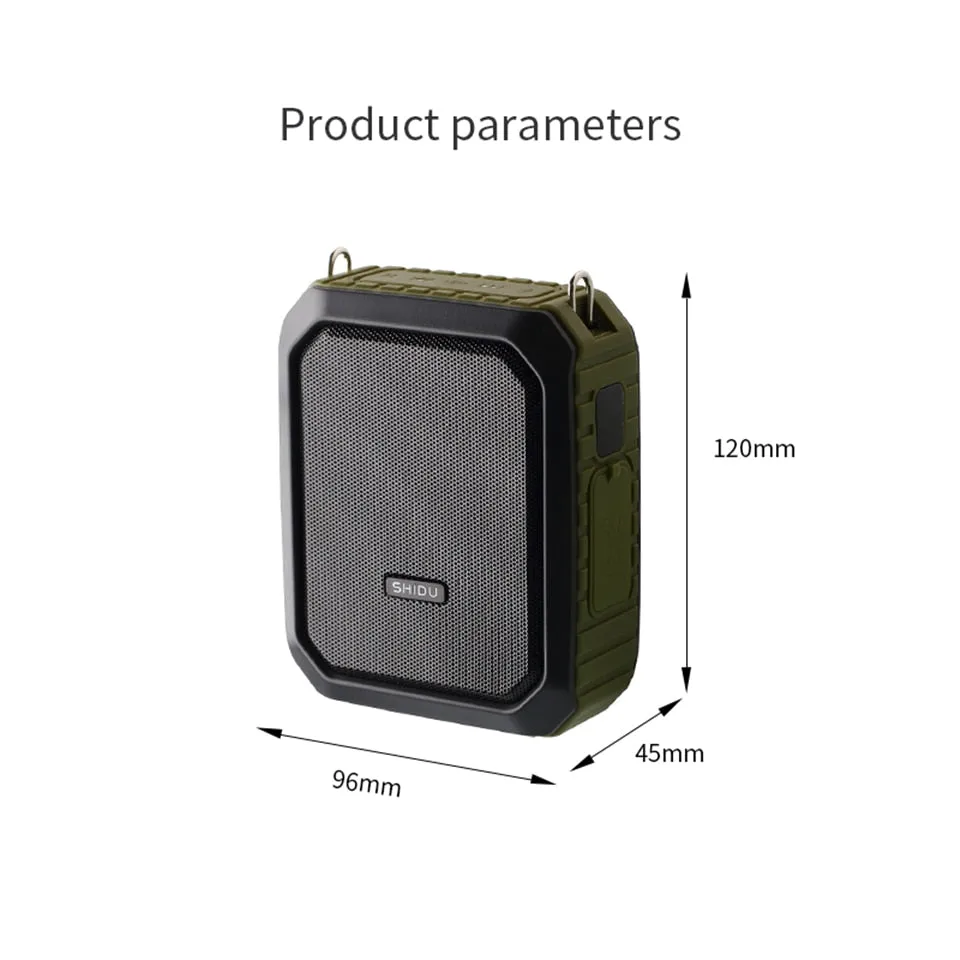 Portable Voice Amplifier with Wireless Microphone IPX5 Waterproof Bluetooth Speaker