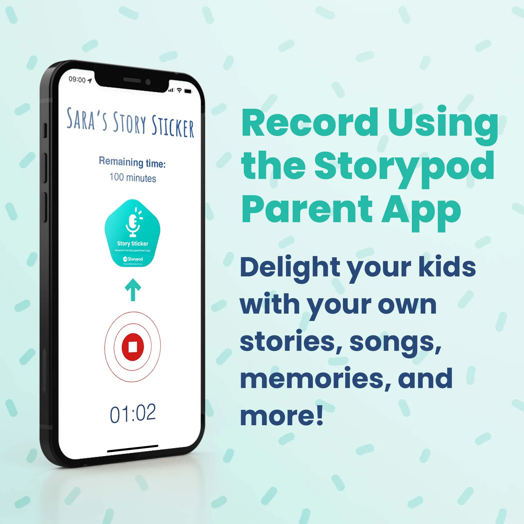 Recordable Story Stickers 3 Pack