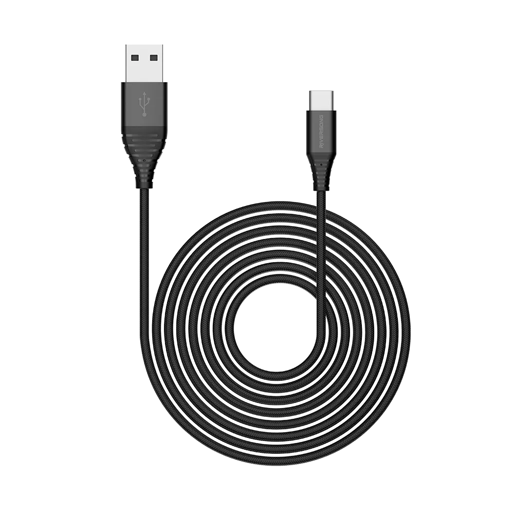 RIVERSONG 1 Meter (3.2ft) USB-A to Type-C Fast Charger Cable - CT32