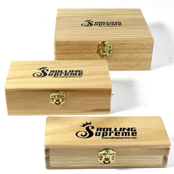 Rolling Supreme - Pine Wooden Rolling Boxes T-Series