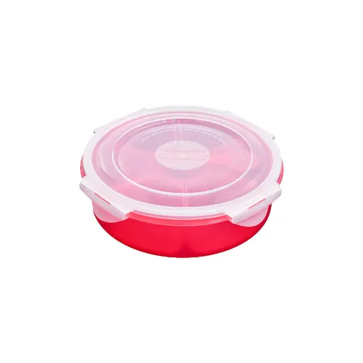 Round Plastic Masala Box7 Section For Kitchen