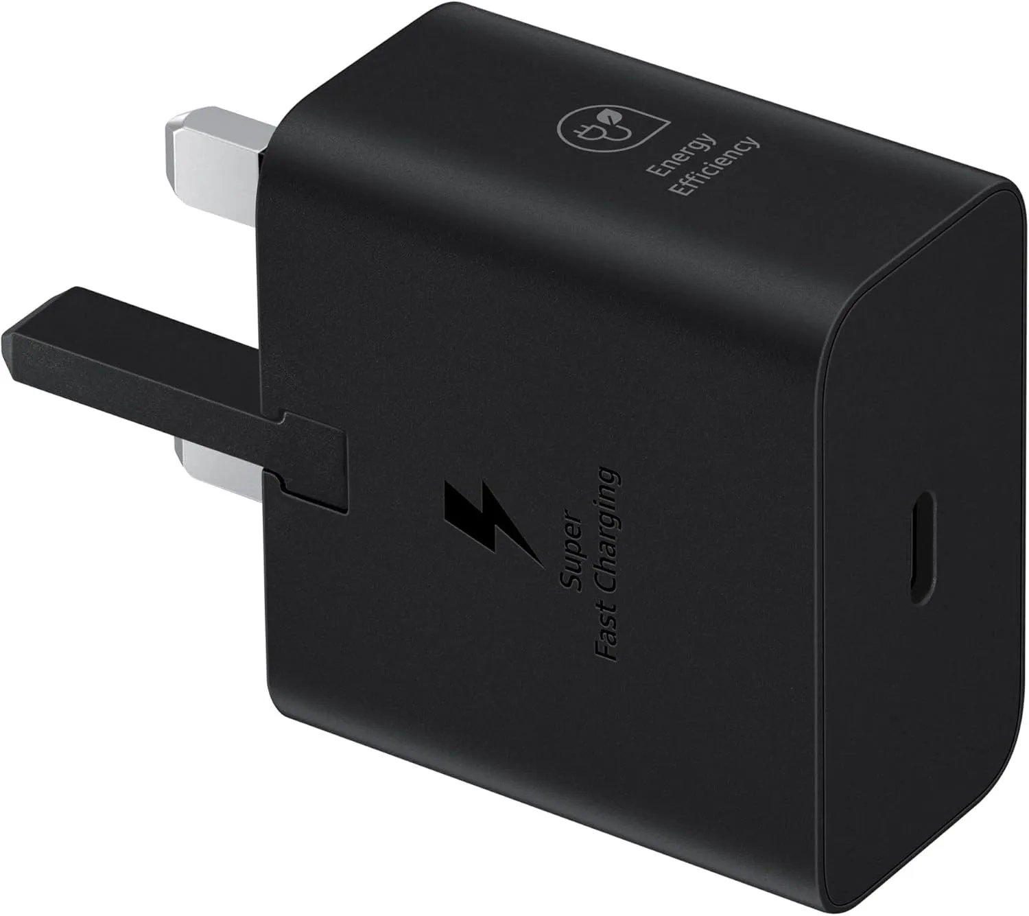 Samsung 3 Amp 25W USB C UK Mains Charger Black - EP-T2510NBEGGB