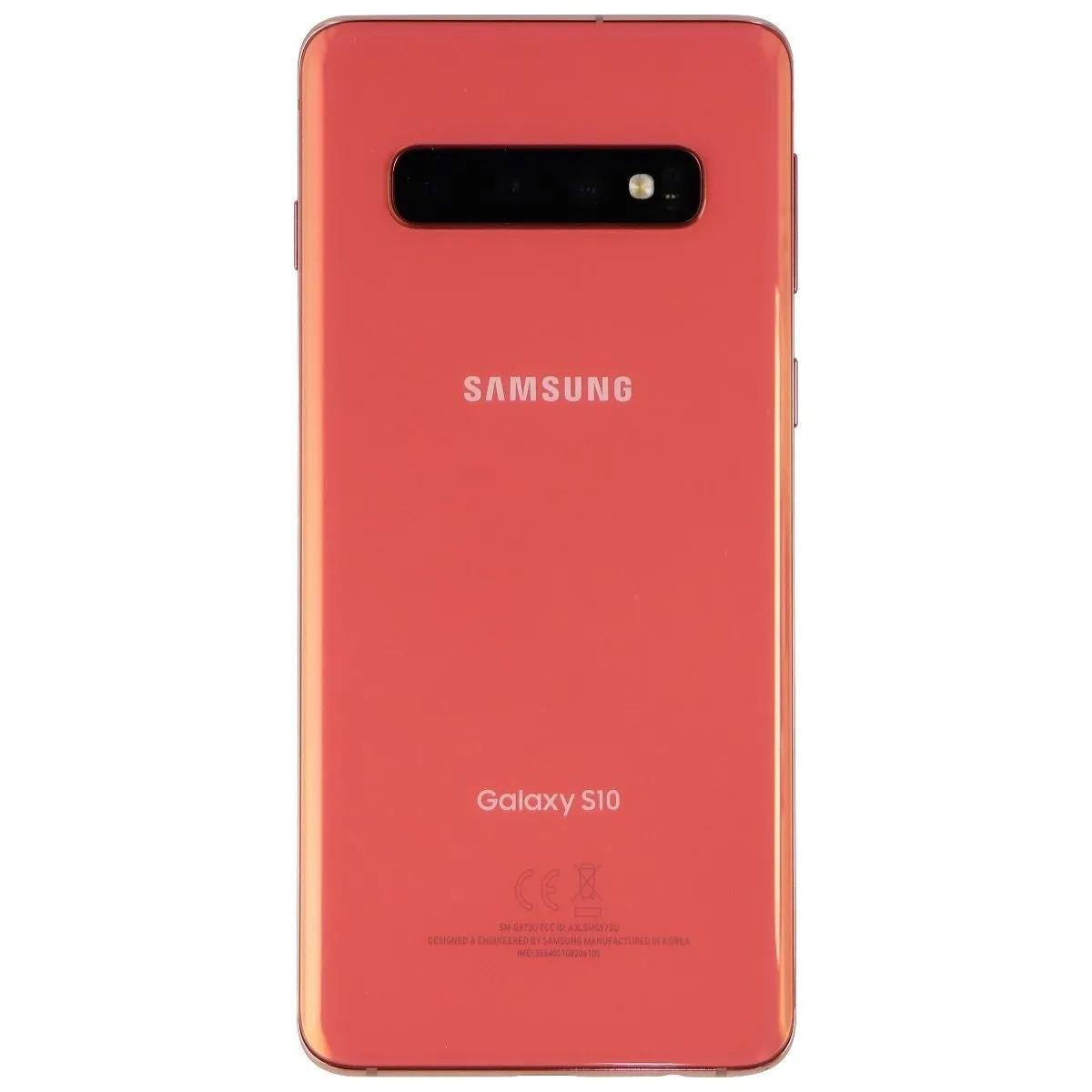 Samsung Galaxy S10 (6.1-in) Smartphone SM-G973U GSM   CDMA - 512GB/Flamingo Pink