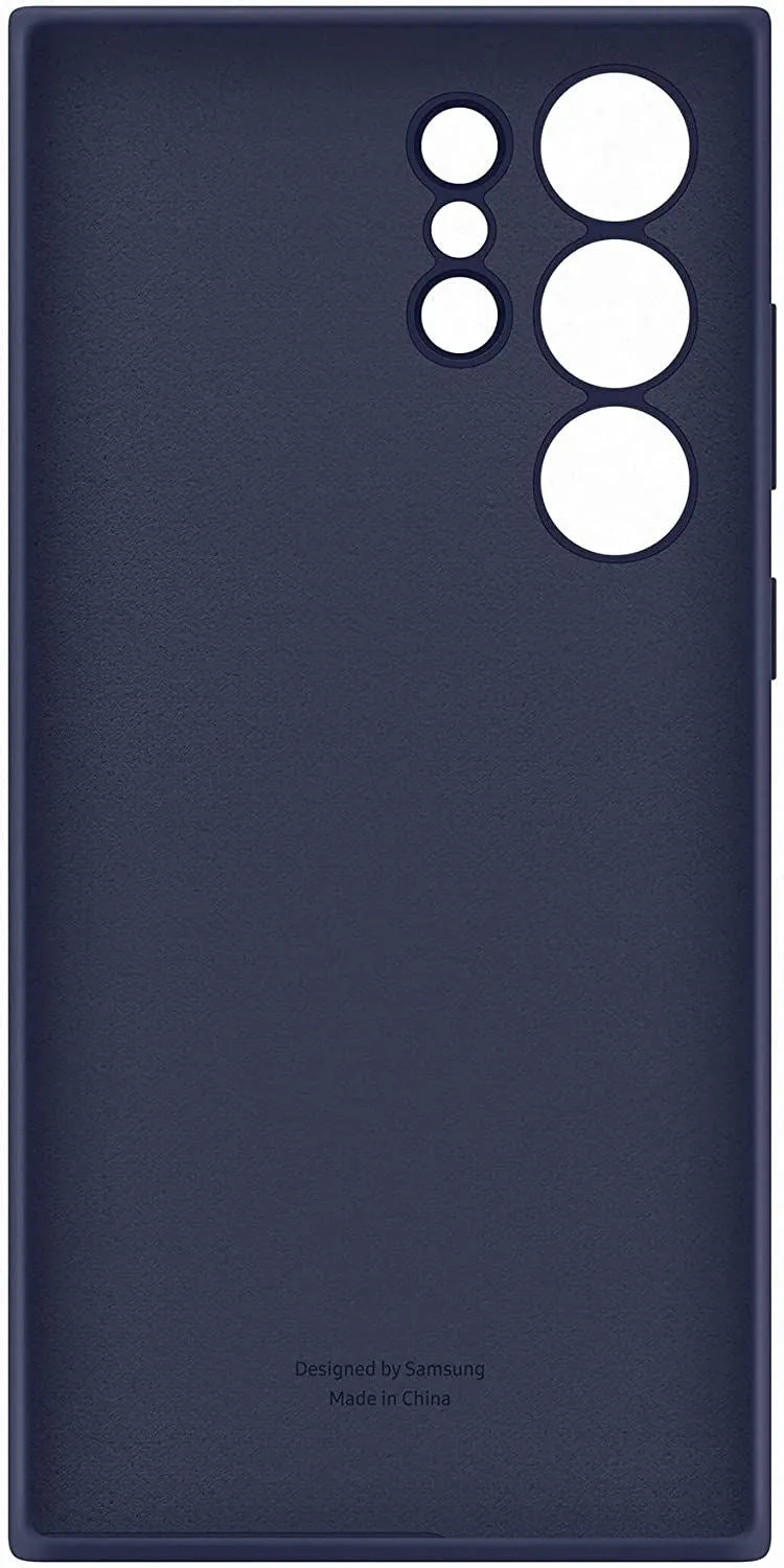 Samsung Galaxy S23 Ultra Silicone Case Navy - EF-PS918TNEGWW