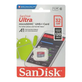 SanDisk 32GB Ultra microSDHC Memory Card - SDSQUA4-032G-GN6MN