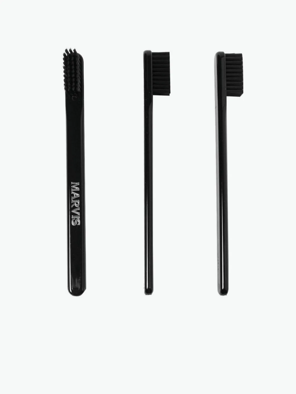 Set of Three Medium-Bristle Toothbrushes