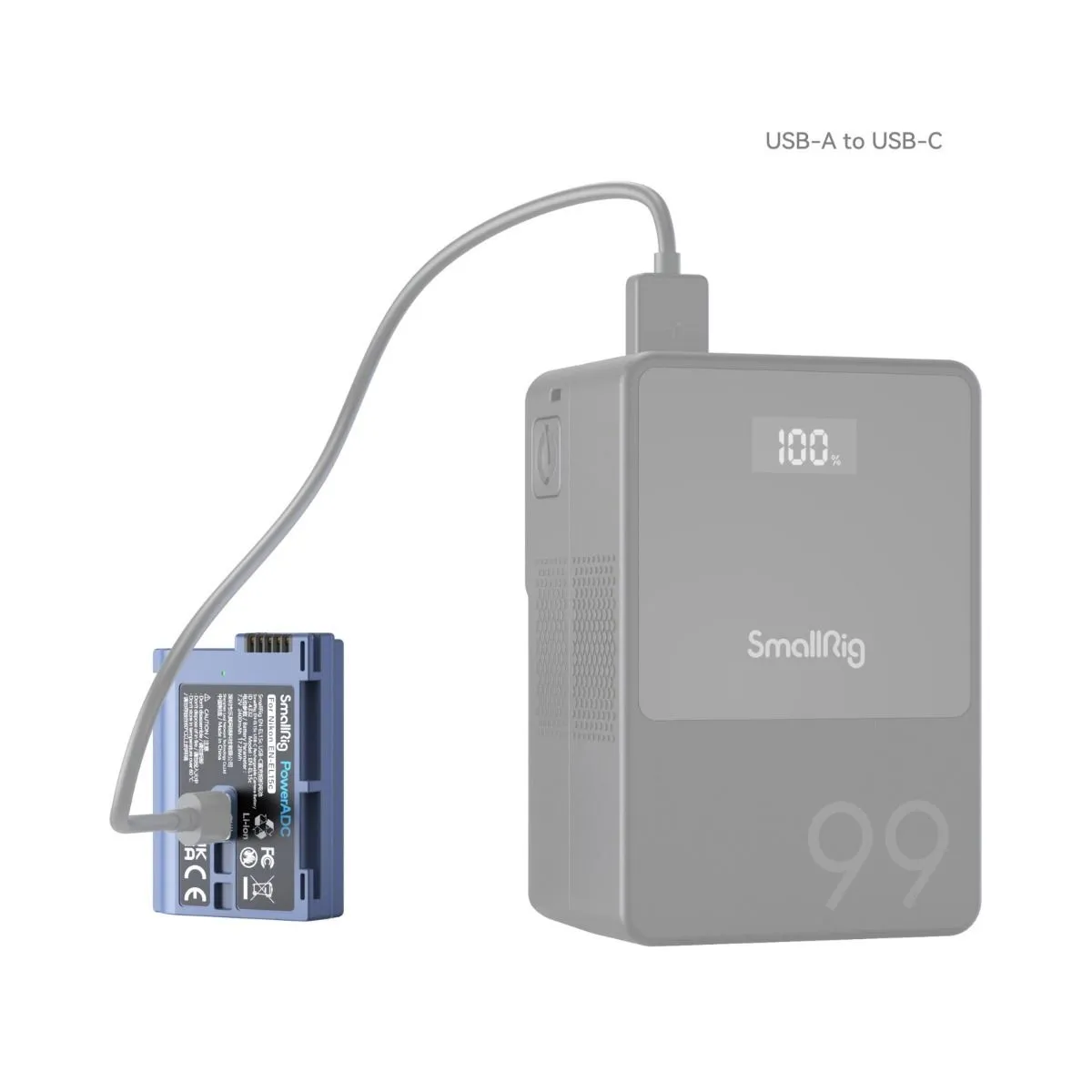 SmallRig EN-EL15c USB-C Rechargeable Camera Battery 4332B