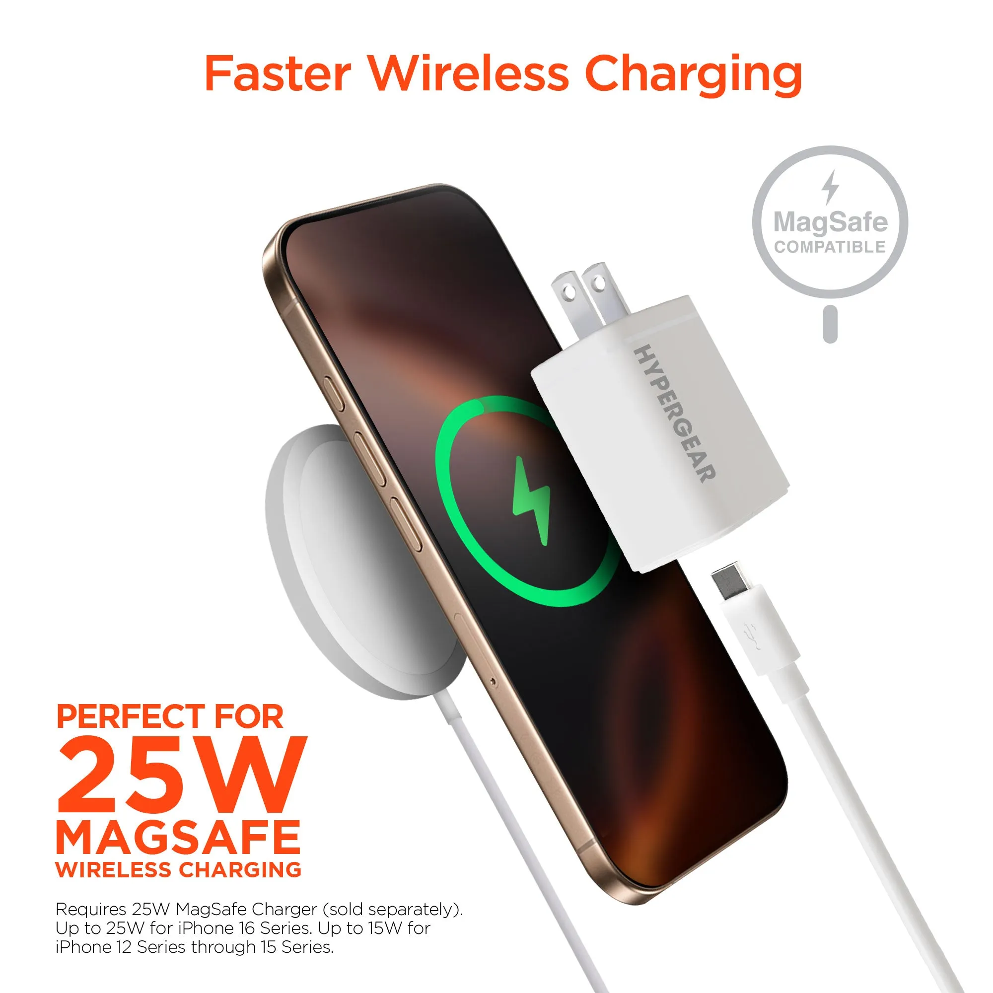 SpeedBoost 40W USB-C PD GaN Fast Wall Charger with PPS | White