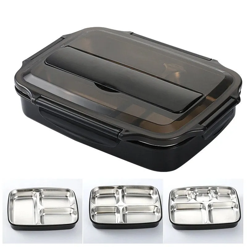 Stainless Steel Lunch Box with Compartments