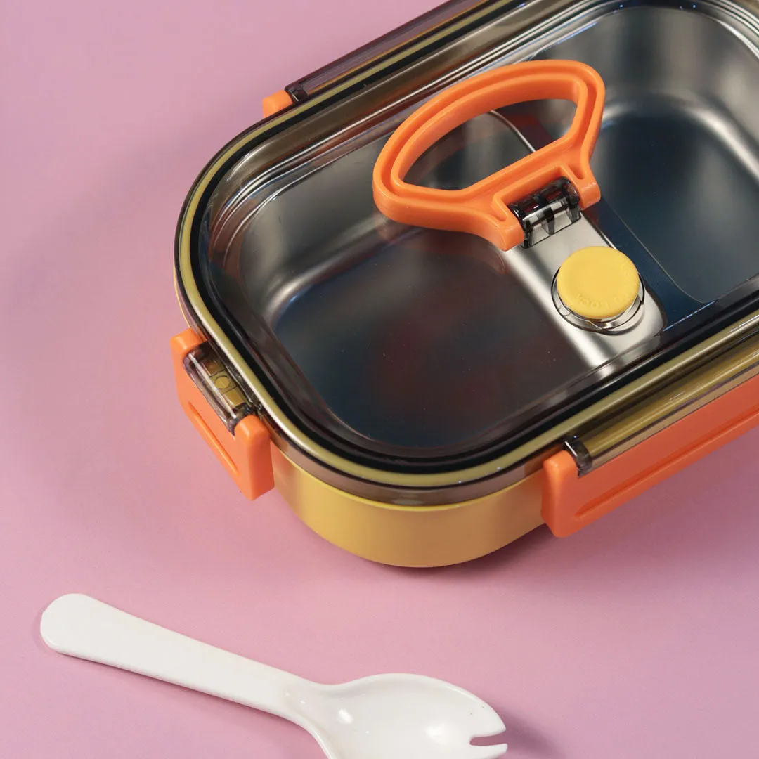 Stainless Steel Lunch Box -Yellow(LB-8871)