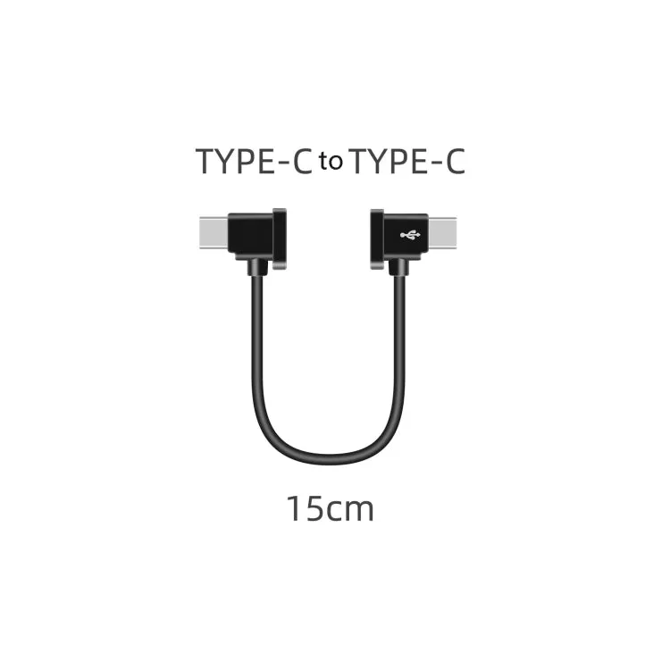 Sunnylife TY-X9304 Suitable For DJI Mavic Air 2S / DJI FPV Flight Glasses V2 / Mavic Mini2 / Osmo Pocket 2 Mobile Phone Tablet Cable 15cm Type-C to Type-C Cable