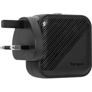 Targus 65W GaN Wall Charger - 120 V AC, 230 V AC Input - Black