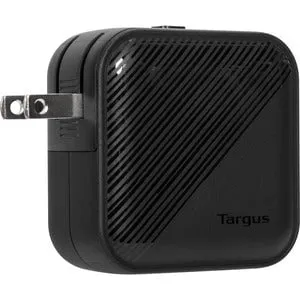 Targus 65W GaN Wall Charger - 120 V AC, 230 V AC Input - Black