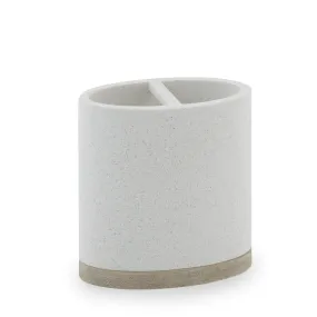 The Rustic Grey Toned Bath Accessories - Toothbrush Holder