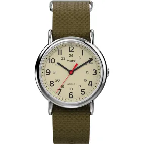 Timex Weekender Classic Unisex Cream Watch T2N651